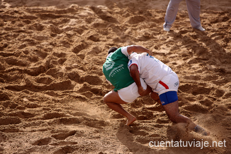 Lucha canaria.